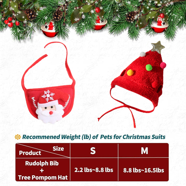 🔥Juodojo penktadienio išpardavimas su 50 % nuolaida🎄Žavinga kalėdinės eglutės kepurė su bumbulu🎅-LT