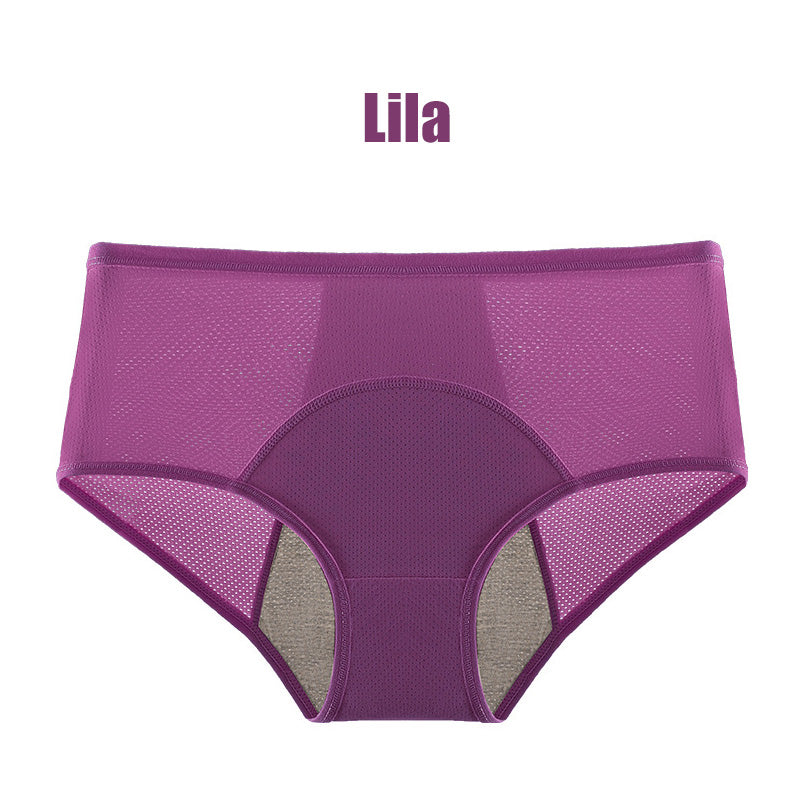 (L-8XL)🌸Αγοράστε 2 και πάρτε 1 δωρεάν🔥Γυναικεία εσώρουχα υψηλής μέσης με απόδειξη διαρροής👙-GR