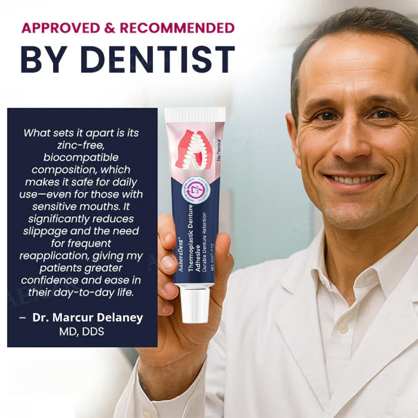 (🔥Pirk 1, gauk 1 nemokamai🔥) „AdhereDent“ termoplastiniai dantų protezų klijai, nuolatinė dantų protezų fiksacija-LT