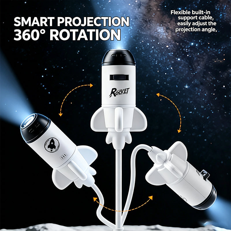 Pametni projektor, obrót o 360°. Pogodno za automobil, interijer i bilo koje mjesto s odgovarajućom atmosferom