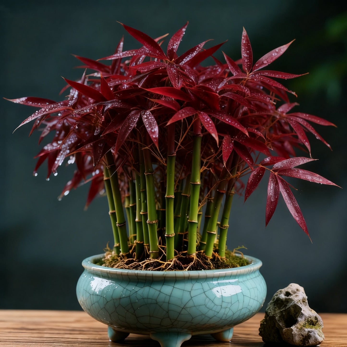 🌿 „DreamBamboo“ – įvairiaspalvis laimingasis bambuko kiparisas-LT