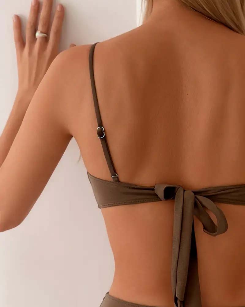 Seksualus, madingas dviejų dalių bikinis-LT