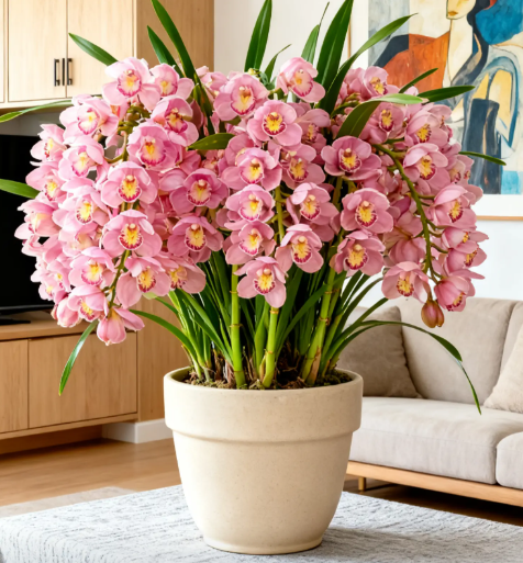 👑 Królowa Orchidei – Długowieczne Cebule Cymbidium