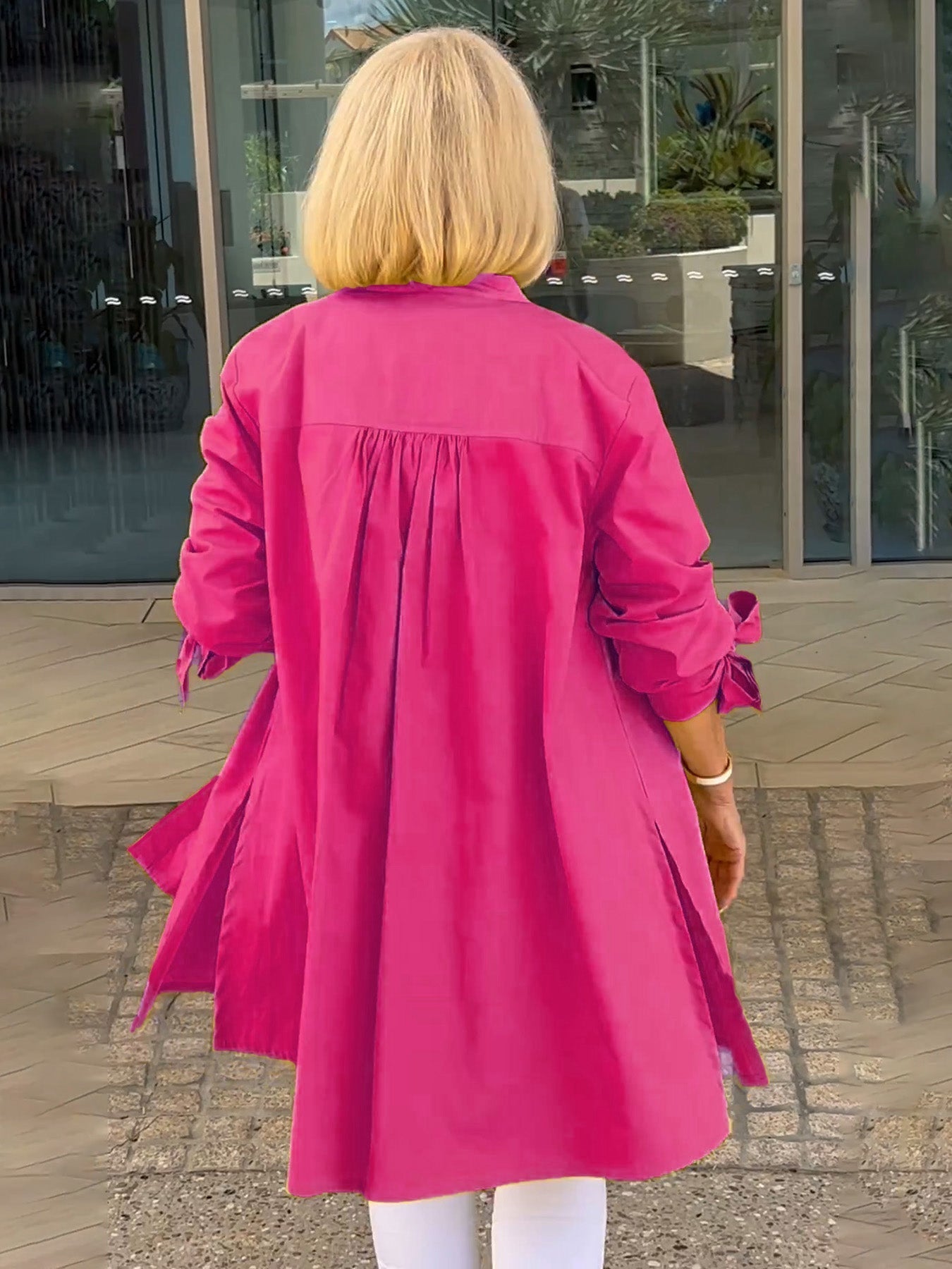 🌸Μακριά καθαρά βαμβακερά μπουφάν για γυναίκες-GR