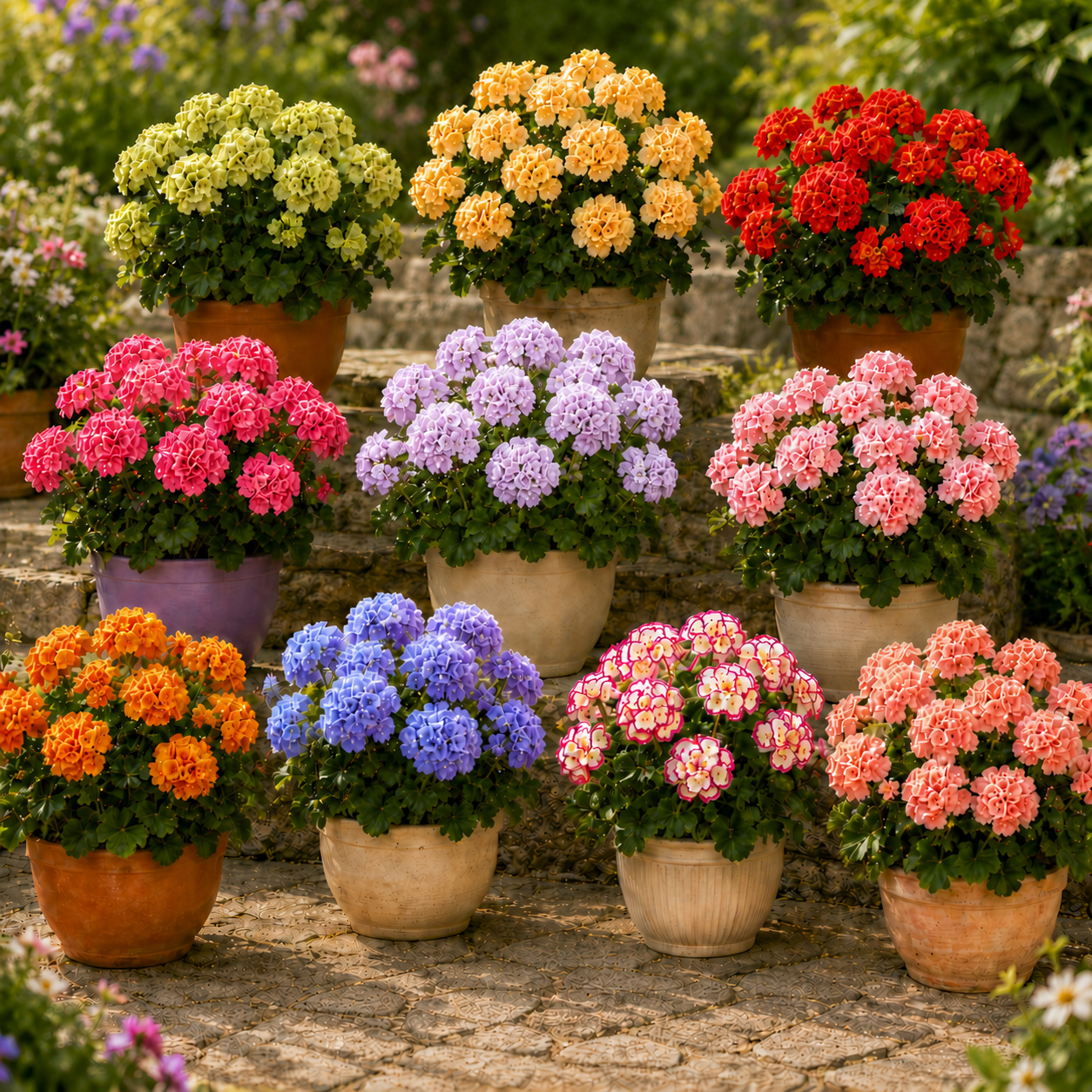 💜 Nasiona geranium gigantycznego Pom-Pom
