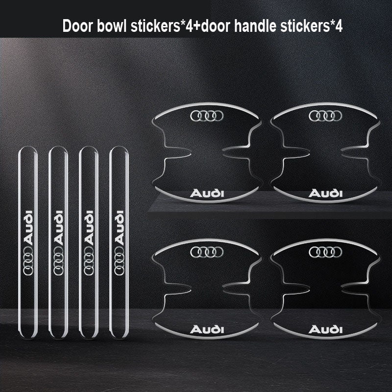 Sutirštinti automobilio durelių klijai su logotipu ✨8 vnt.✨--LT