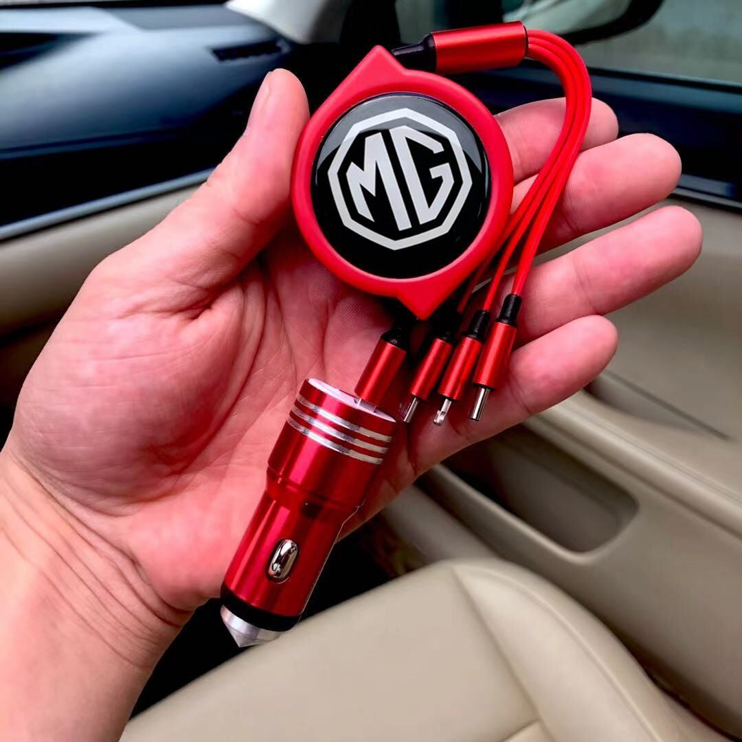 Αποσπώμενο καλώδιο δεδομένων αυτοκινήτου 3 σε 1 + δωρεάν φορτιστής αυτοκινήτου-GR