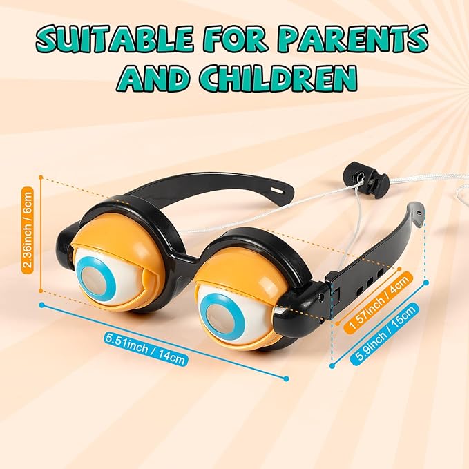 🔥Šventinis išpardavimas – 50% nuolaida!! 🏆⚡ Išpardavimas💥 Linksmi mirksintys akiniai-LT