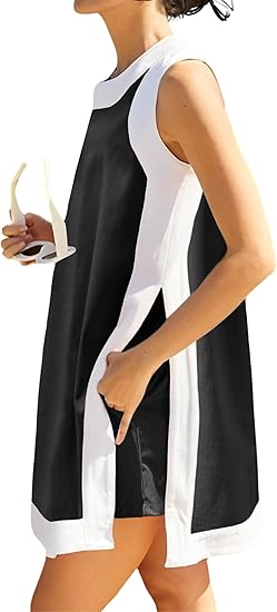 👗Γυναικεία casual αμάνικα τοπ και σορτς με τσέπες🥰-GR