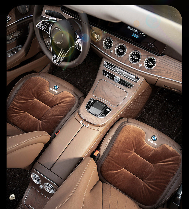 Trumpa pliušinė žieminių automobilių sėdynių pagalvėlė-LT