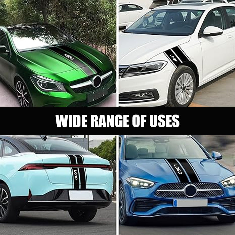 Nálepky na auto na ozdobenie kapoty (2 listy)-SK