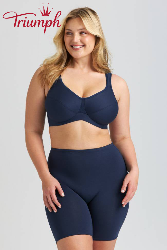 Triumph - 3 τεμάχια (80A-105D) 💝Σουτιέν από βαμβάκι, φιλικό προς το δέρμα-GR
