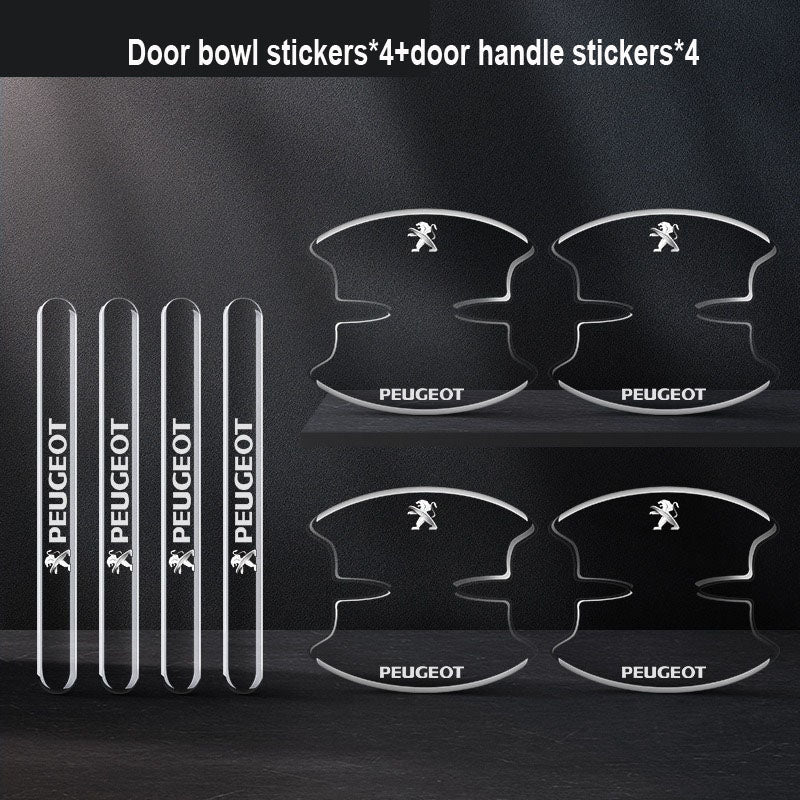 Sutirštinti automobilio durelių klijai su logotipu ✨8 vnt.✨--LT