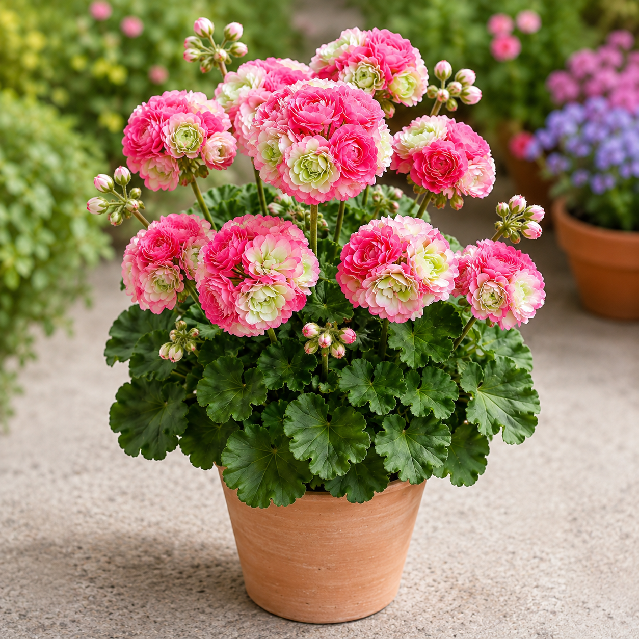 💜 Nasiona geranium gigantycznego Pom-Pom
