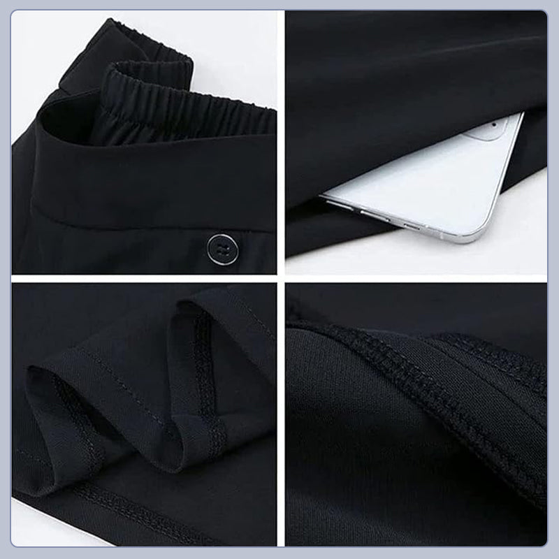 ✨Elegantné široké skladané nohavice-GR 