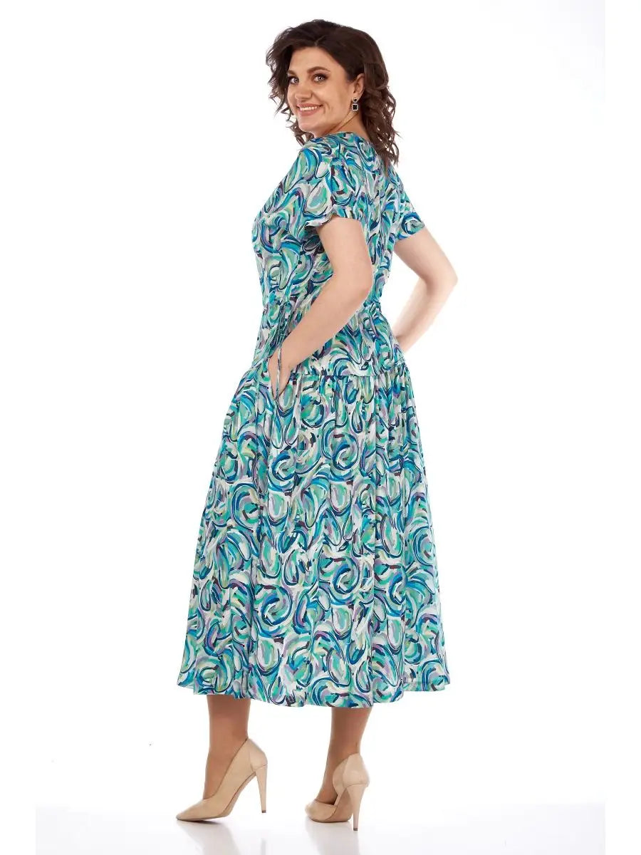 🔥Καλύτερες προσφορές🔥🌺Καλοκαιρινό φόρεμα σιφόν με στάμπα👗-GR