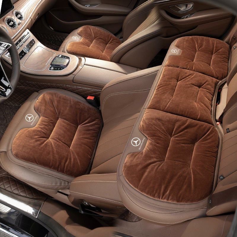 Trumpa pliušinė žieminių automobilių sėdynių pagalvėlė-LT