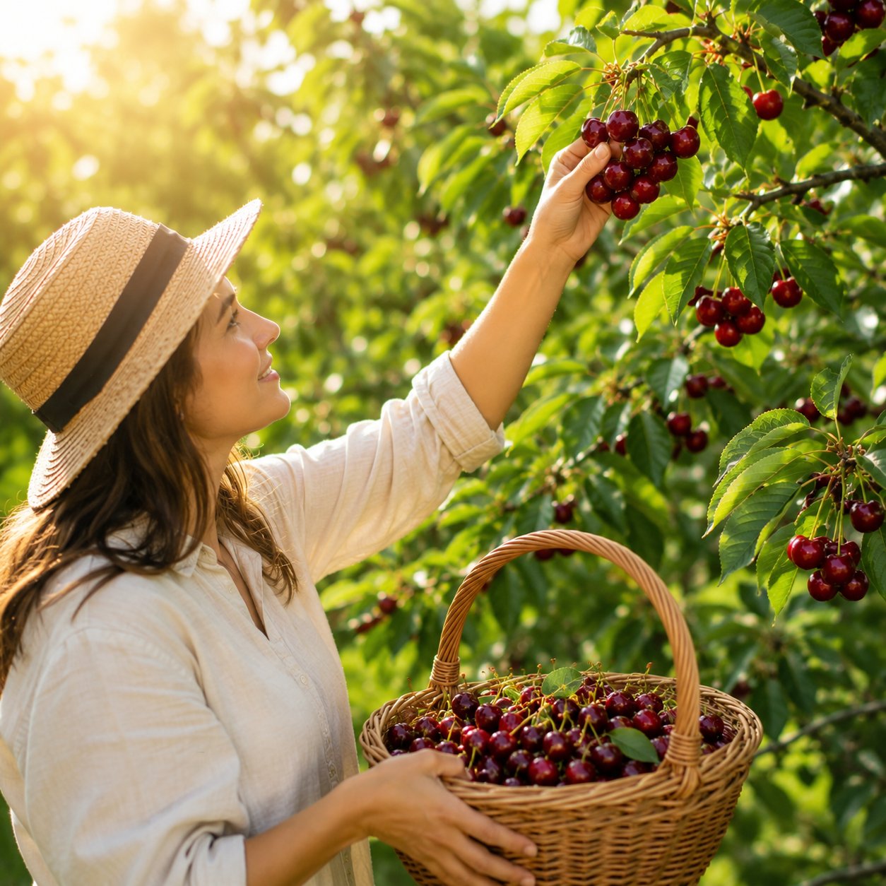 🍒 (New Harvest) Nasiona wiśni słodkiej 🌿Wstępnie przygotowane do szybkiego kiełkowania (99% kiełkowania)