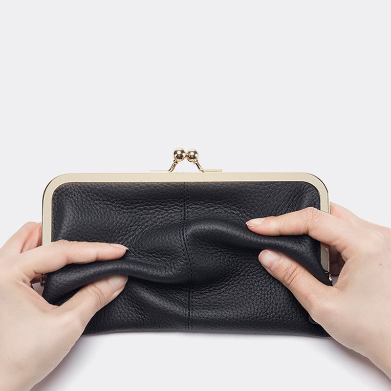 Μακρύ πορτοφόλι από γνήσιο δέρμα-GR