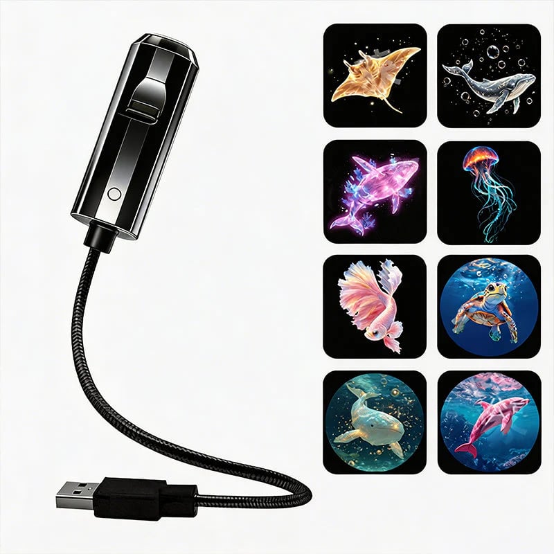 Projektor USB Galaxy i Moon Night Light