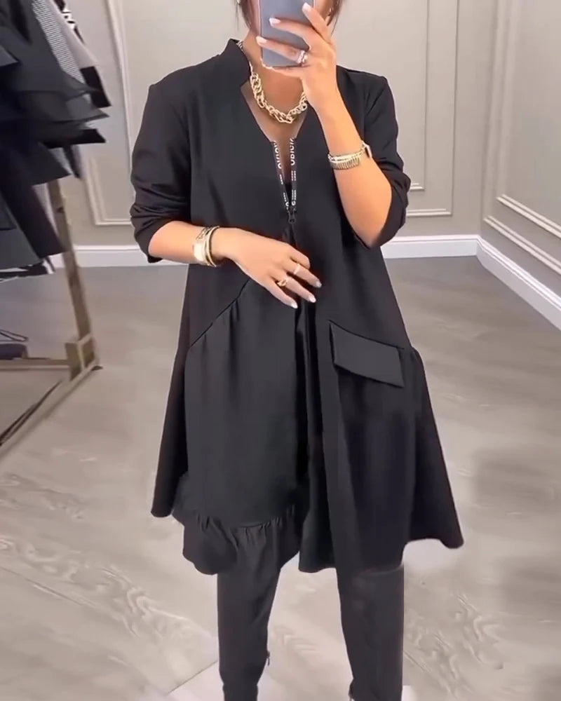 Meniška šaty V formos iškirpte-LT