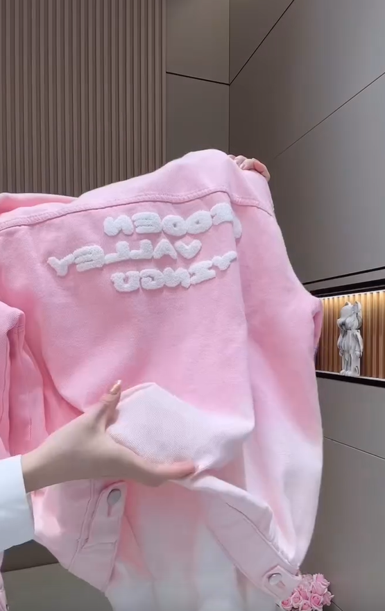 🎨 Patogus moteriškas džemperis Gradient Denim Jacket-LT