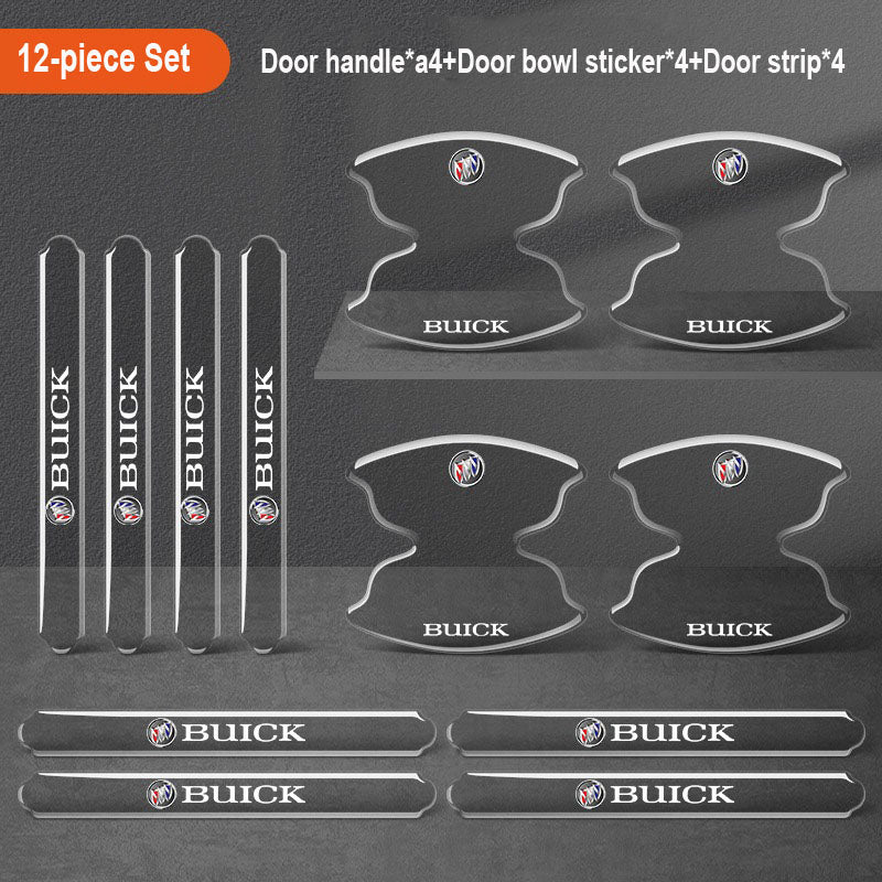 Sutirštinti automobilio durelių klijai su logotipu ✨8 vnt.✨--LT