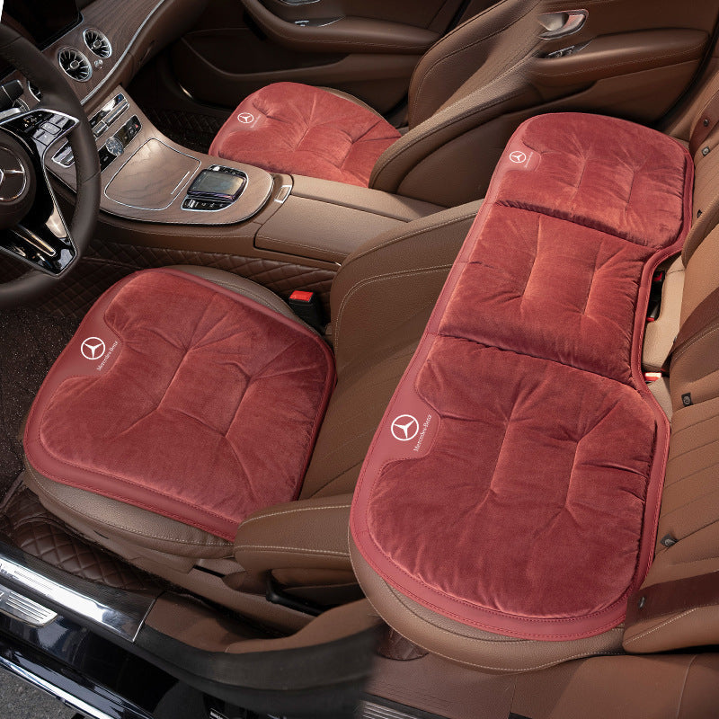 Trumpa pliušinė žieminių automobilių sėdynių pagalvėlė-LT