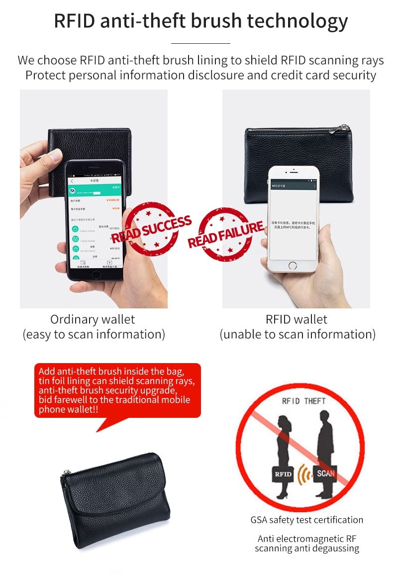 🔥⏰Unisexowy portfel RFID Pebble ze skóry naturalnej🔥