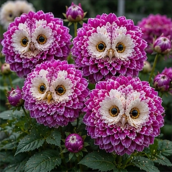 ✨ Magiczne rośliny 🦉 Poznaj cebulki dalii sowiookiej