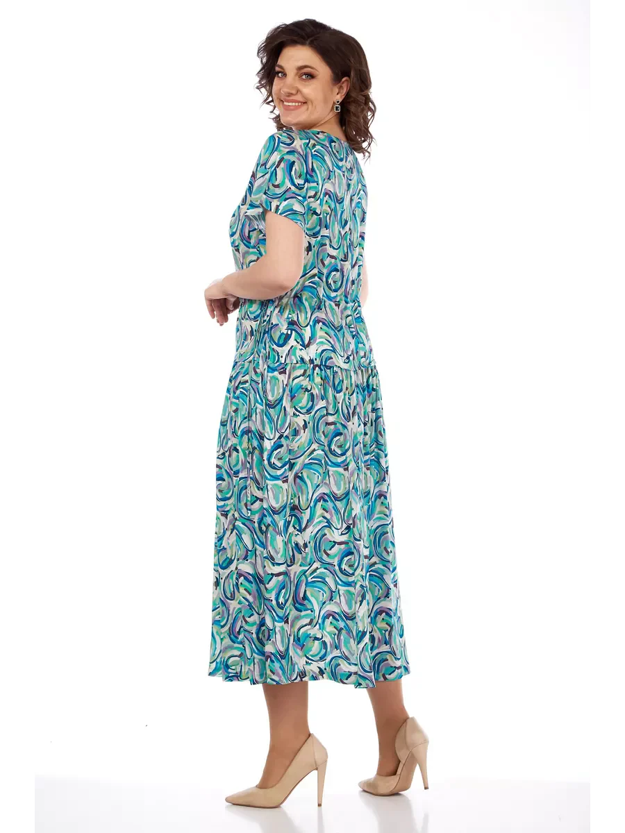 🔥Geriausias išpardavimas🔥🌺Vasarinė šifoninė suknelė su raštu👗-LT