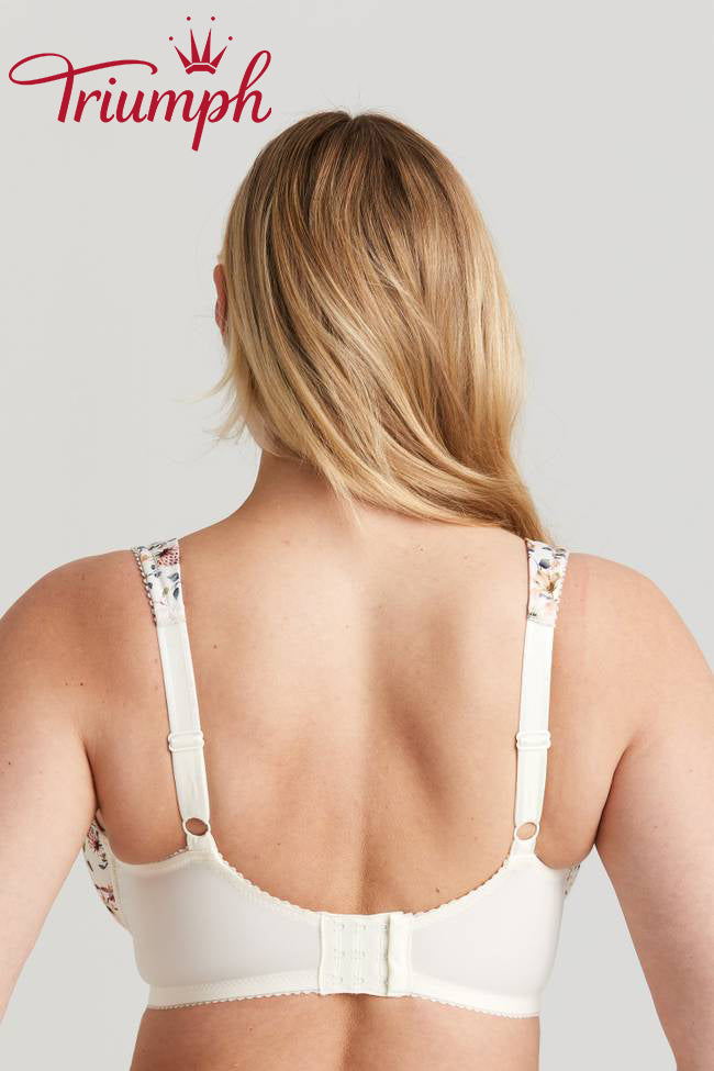 Trojdielna podprsenka Triumph®💖 z čipky s kvetinovou výšivkou-SK