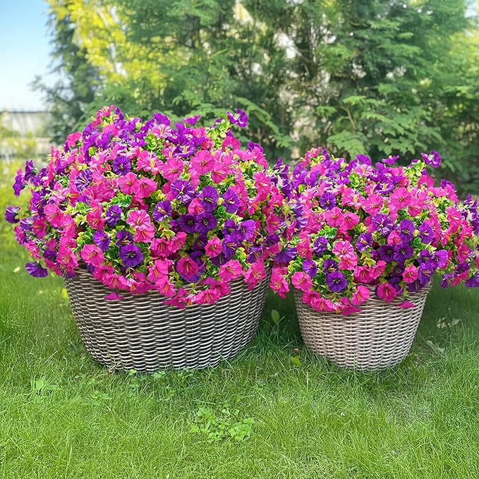 💥Ulepszony materiał najwyższej jakości🌸Powój odporny na promieniowanie UV i nieblaknący (bez doniczki)
