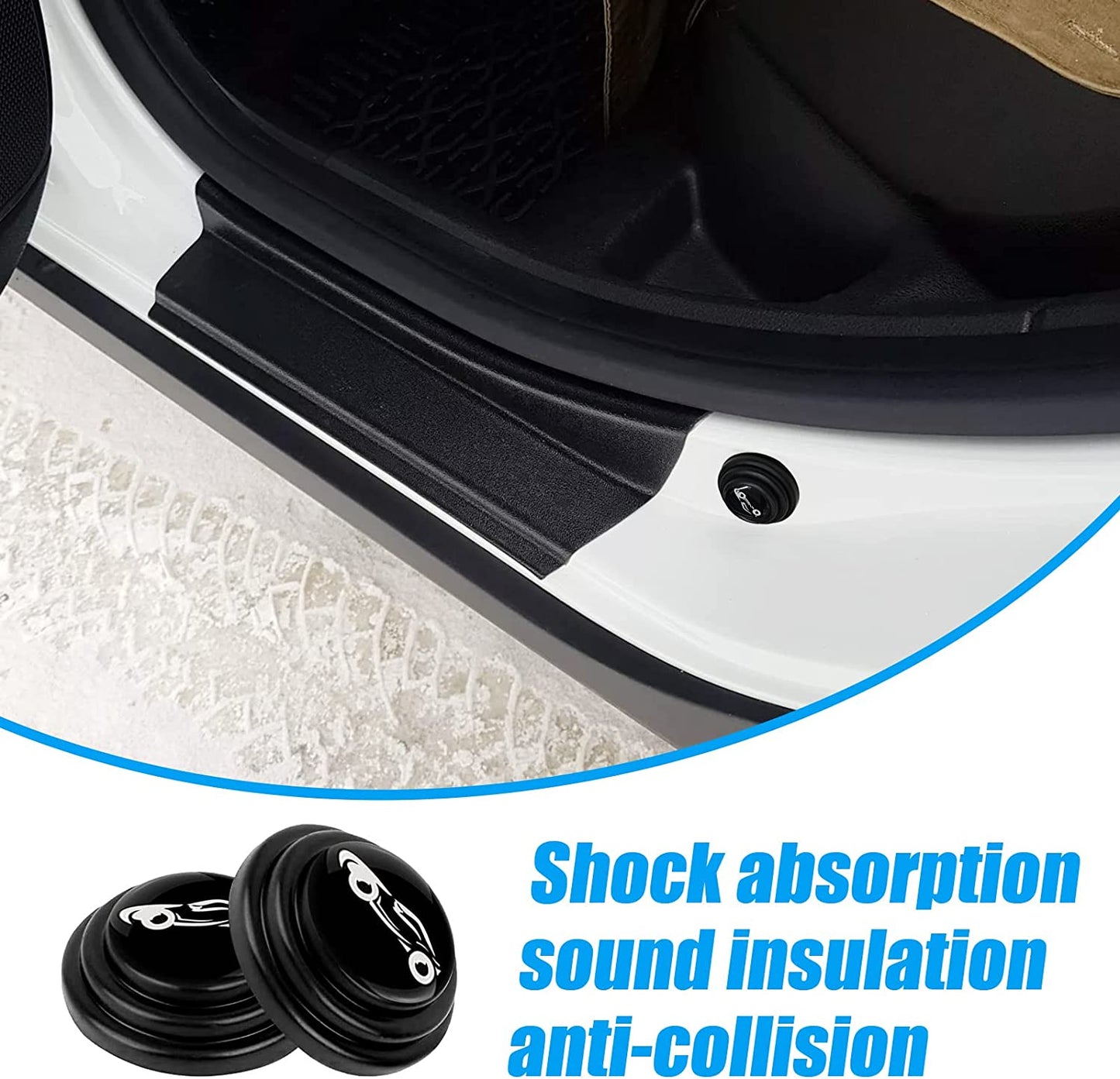 Μαξιλάρι πόρτας αυτοκινήτου διπλής ράγας με υψηλή ελαστικότητα ✨20 τεμ.✨-GR