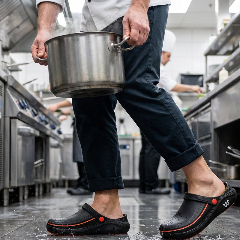 👟 Buty ochronne z wyściełaną podeszwą – wodoodporny i olejoodporny design