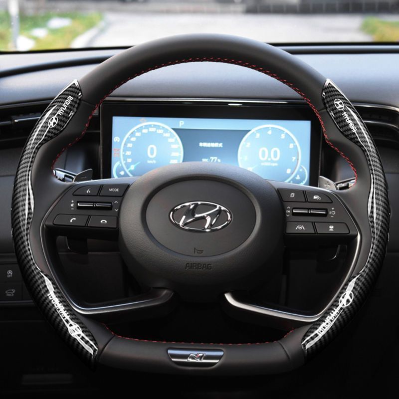 🔥Naujas universalus anglies pluošto vairo gaubtas (2 vnt.)❗Tinka visiems modeliams-LT