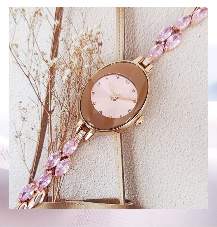 Γυναικείο πολύχρωμο ρολόι βραχιόλι ζιργκόν-GR