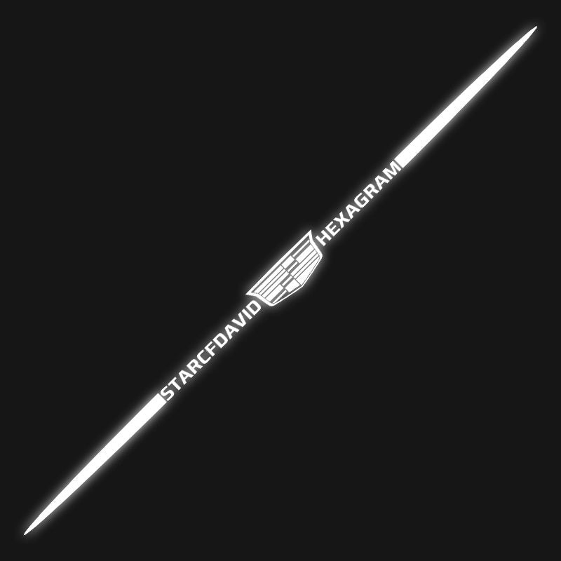 Αυτοκόλλητα αυτοκινήτου 3D με πολύχρωμες αντανακλάσεις λέιζερ 4 τεμάχια-GR