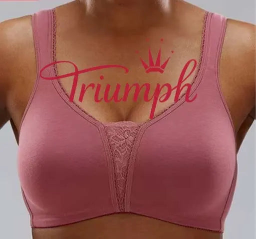 👙TRIUMPH - [3 τεμ.] 🔥50% έκπτωση σε σέξι δαντελένιο λευκό σουτιέν-GR