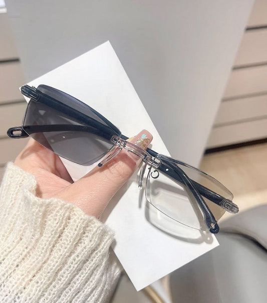 Zmieniające kolor okulary do czytania chroniące przed niebieskim światłem