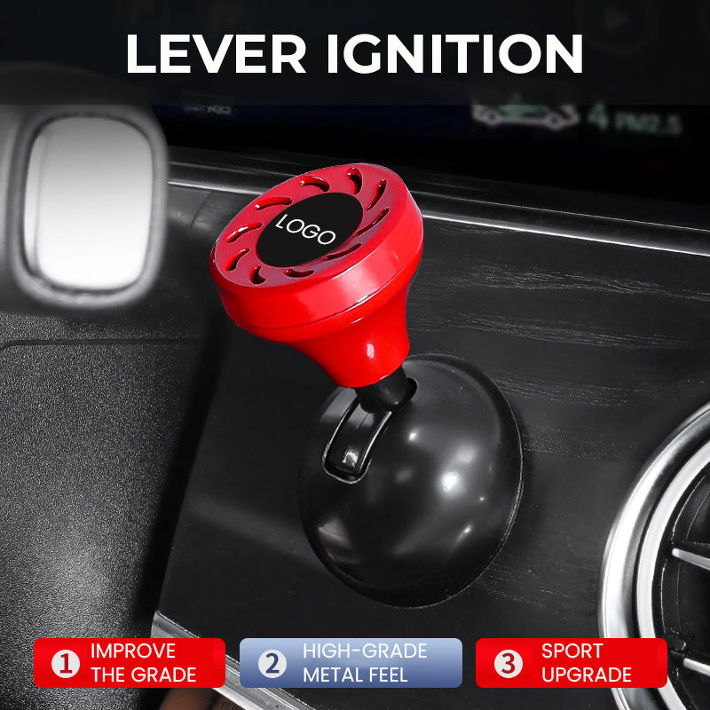 Pritaikykite savo automobilio vieno mygtuko metalinę užvedimo svirtį-LT