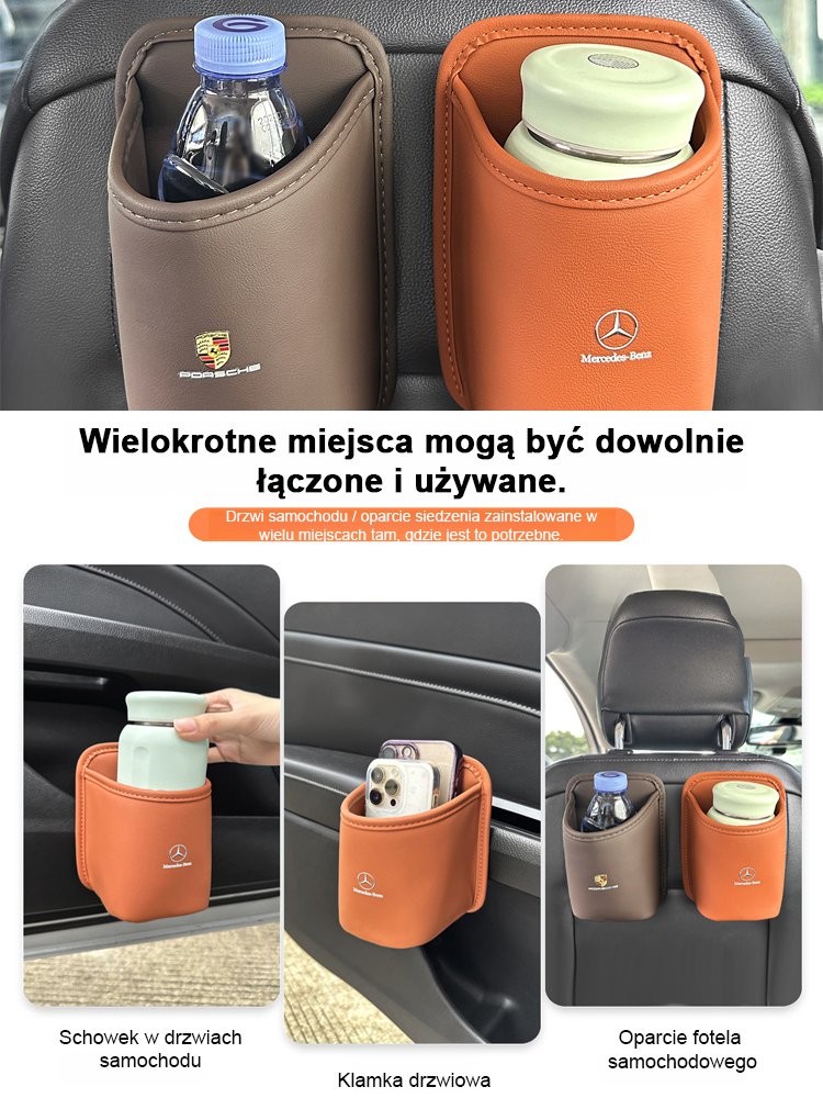 Uchwyt na kubek w drzwiach samochodu