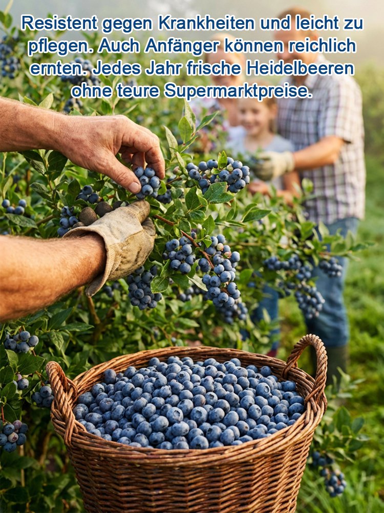 Organiczna roślina borówki amerykańskiej o dużych owocach i wysokim plonie (gwarancja zwrotu pieniędzy)
