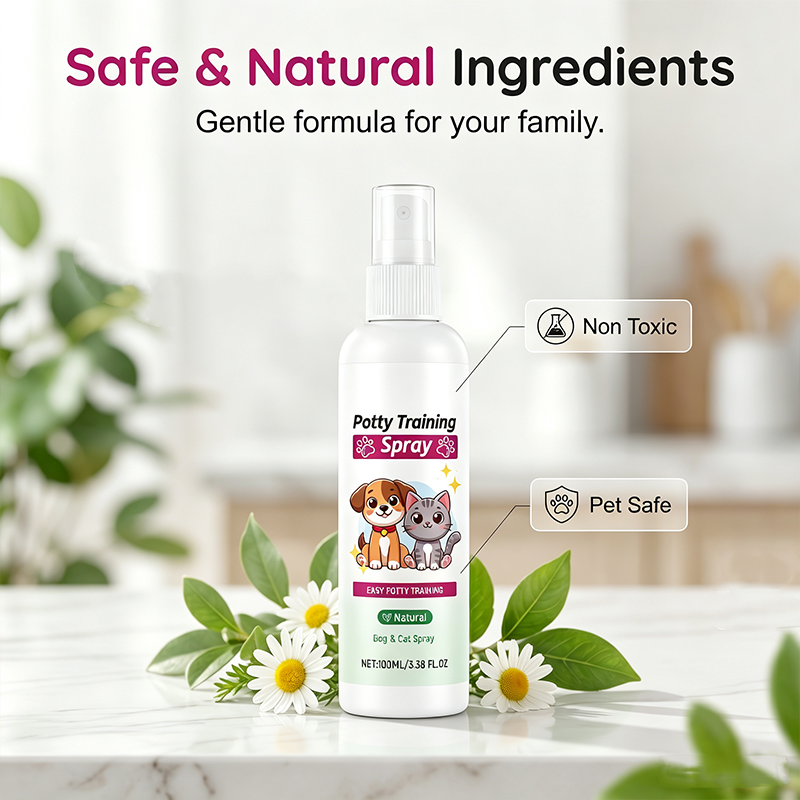 💥【OGRANICZONA CZASOWO ZNIŻKA 50%】🔥 Naturalny spray do toalety dla zwierząt | Atraktanty roślinne | Formuła imitująca feromony | Dla psów i kotów