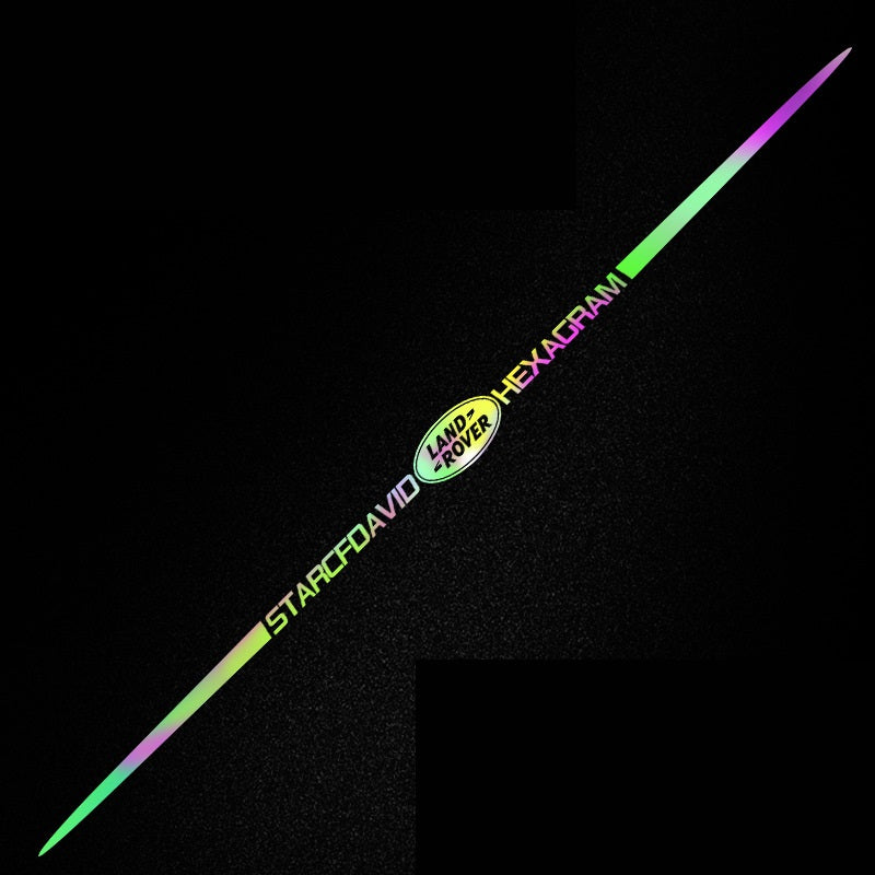 3D spalvoti lazeriu atspindintys automobilių lipdukai, 4 vnt.-LT