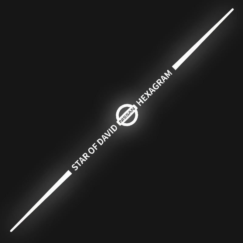 3D spalvoti lazeriu atspindintys automobilių lipdukai, 4 vnt.-LT