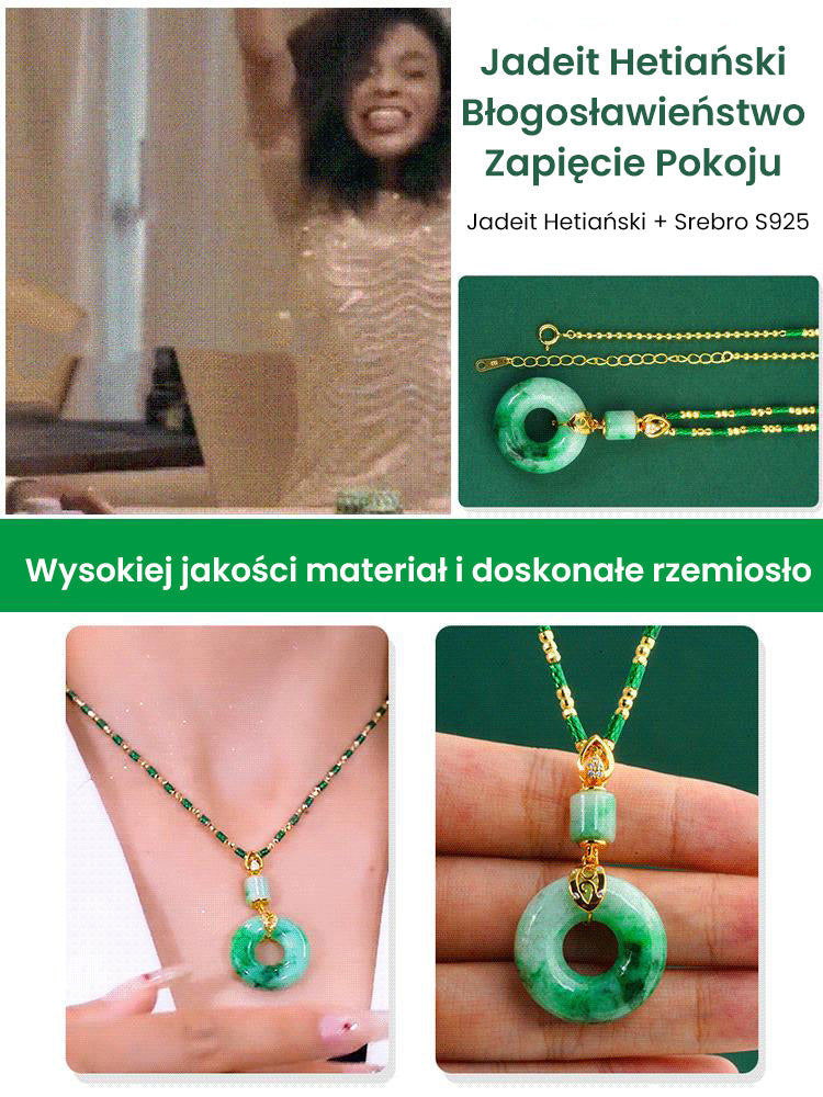 ✨Ramūs papuošalai su nefrito pakabuku-LT