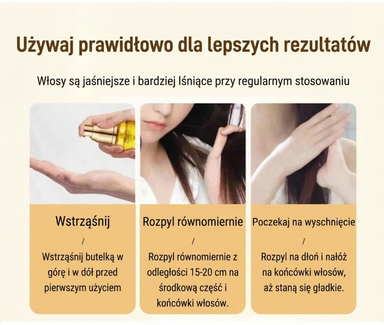 🌷Aromatyczna mgiełka olejkowa do włosów – rozwiązanie problemu puszenia się i rozdwojonych końcówek