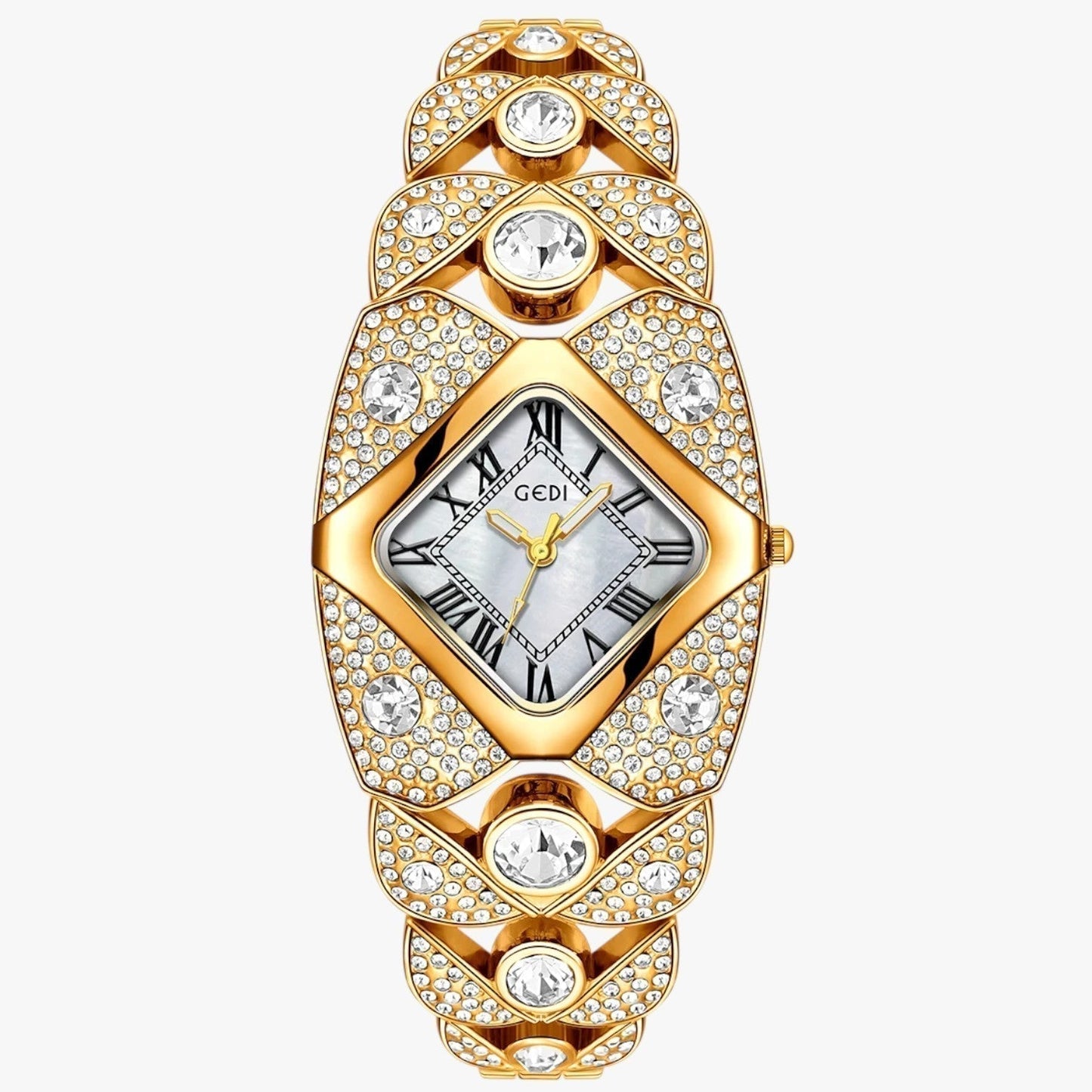 Callie | 2025 m. elegantiškas moteriškas laikrodis su lengvu deimantiniu korpusu ir vandeniui atspariu dizainu-LT