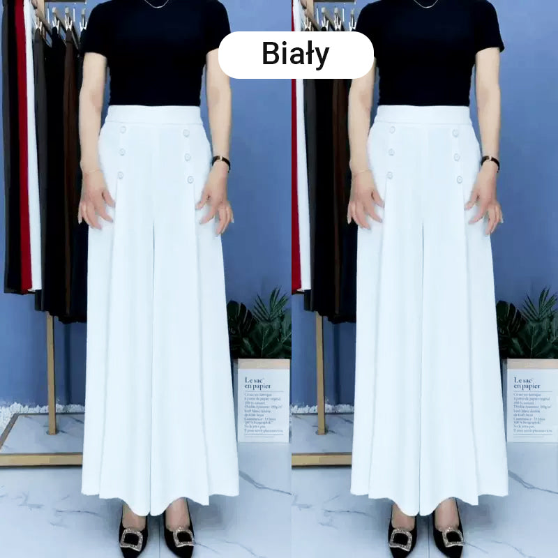 ✨Elegantné široké skladané nohavice-GR 